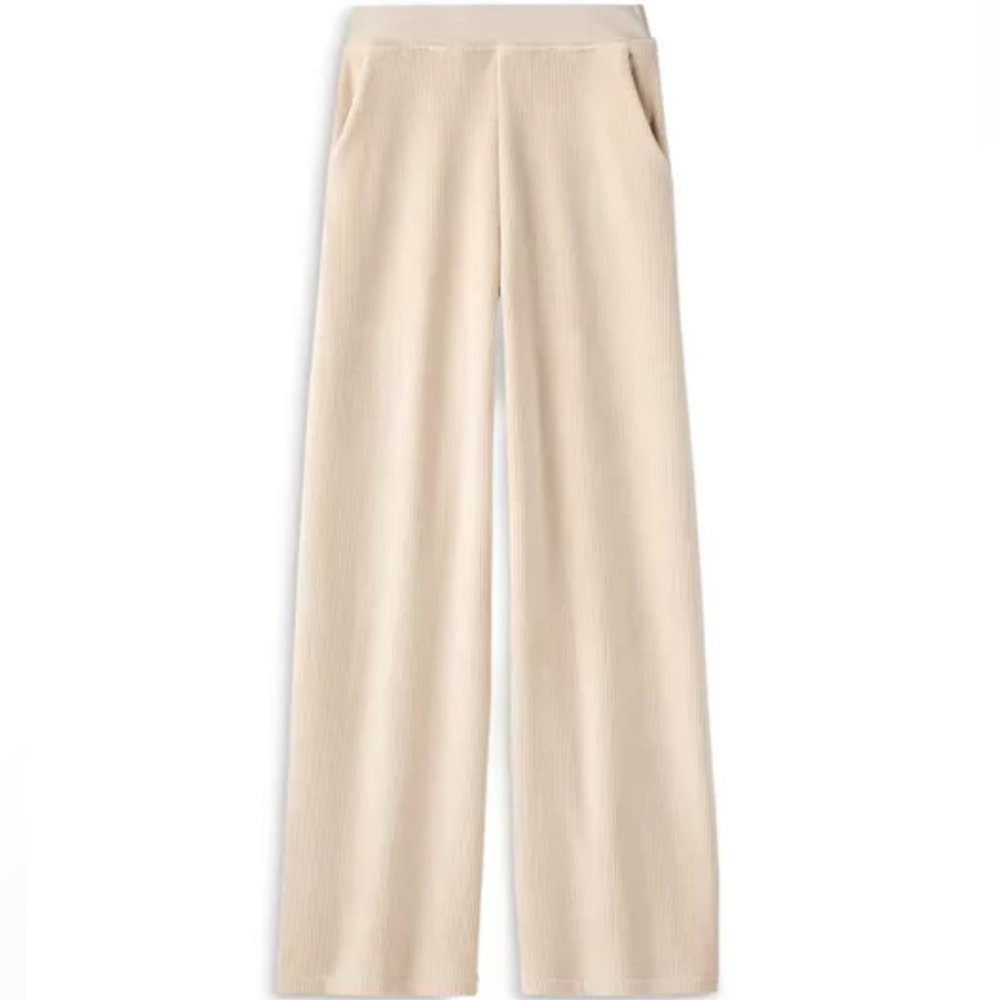 NEW Rhône Ripple Wide-leg Sweatpants in Cream - Picture 7 of 10